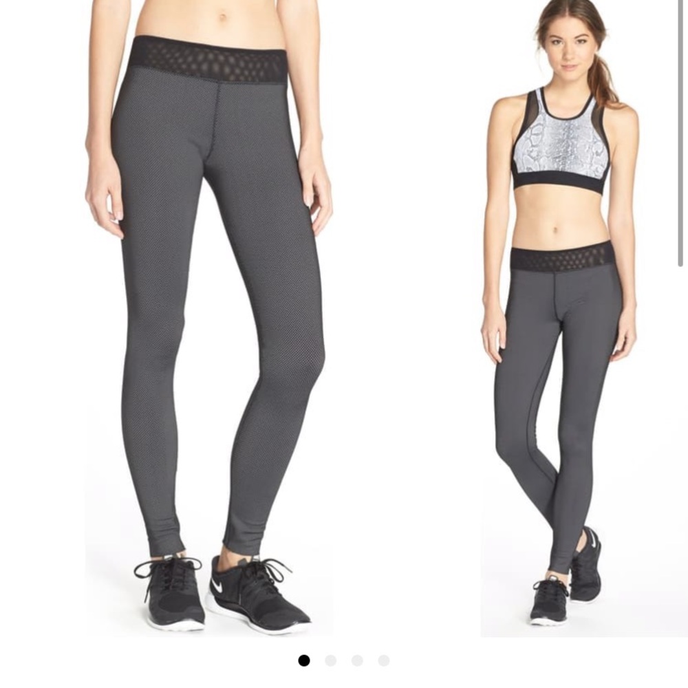 Blue Life Reversible Diamond Workout Leggings